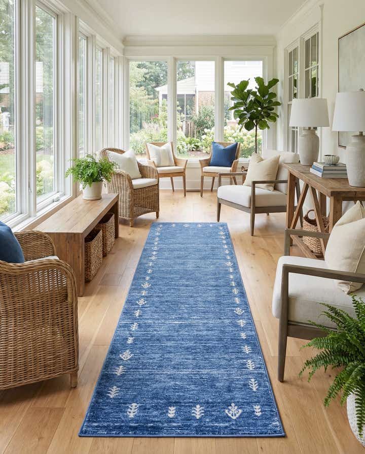 2' 7 x 10' Gabbeh Runner Rug