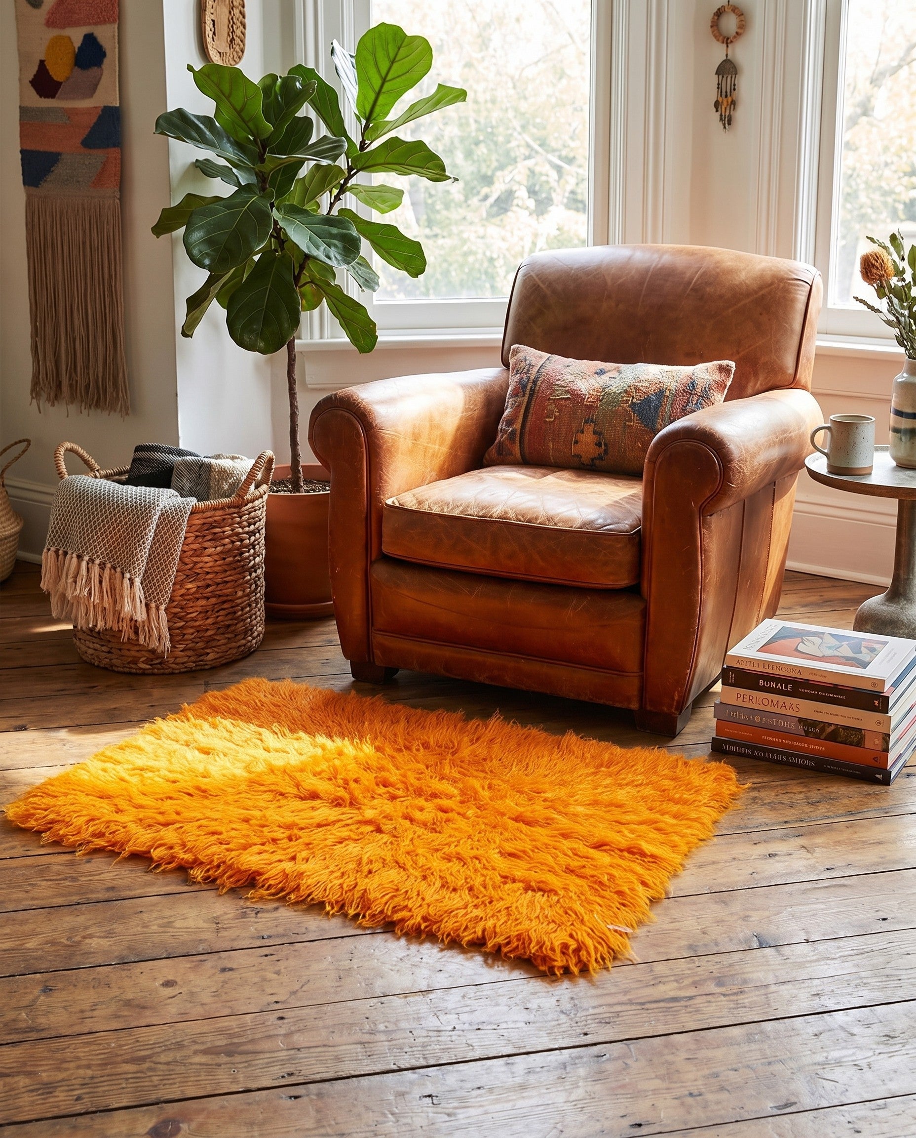 2' 3 x 2' 10 Hand Knotted Moroccan Wool Rug