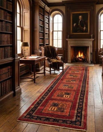 2' 10 x 13' 3 Kashkuli Runner Rug