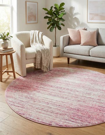 5' 3 x 5' 3 Uptown Madison Avenue Round Rug