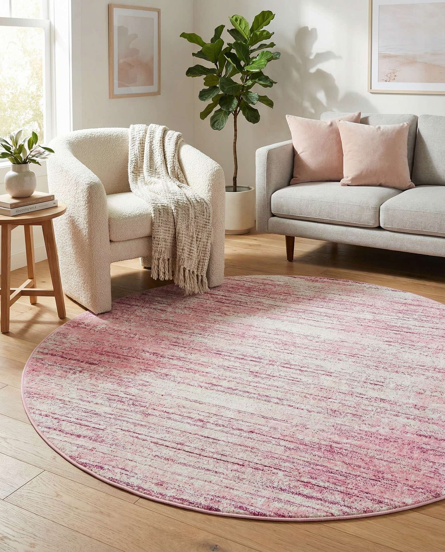 5' 3 x 5' 3 Uptown Madison Avenue Round Rug
