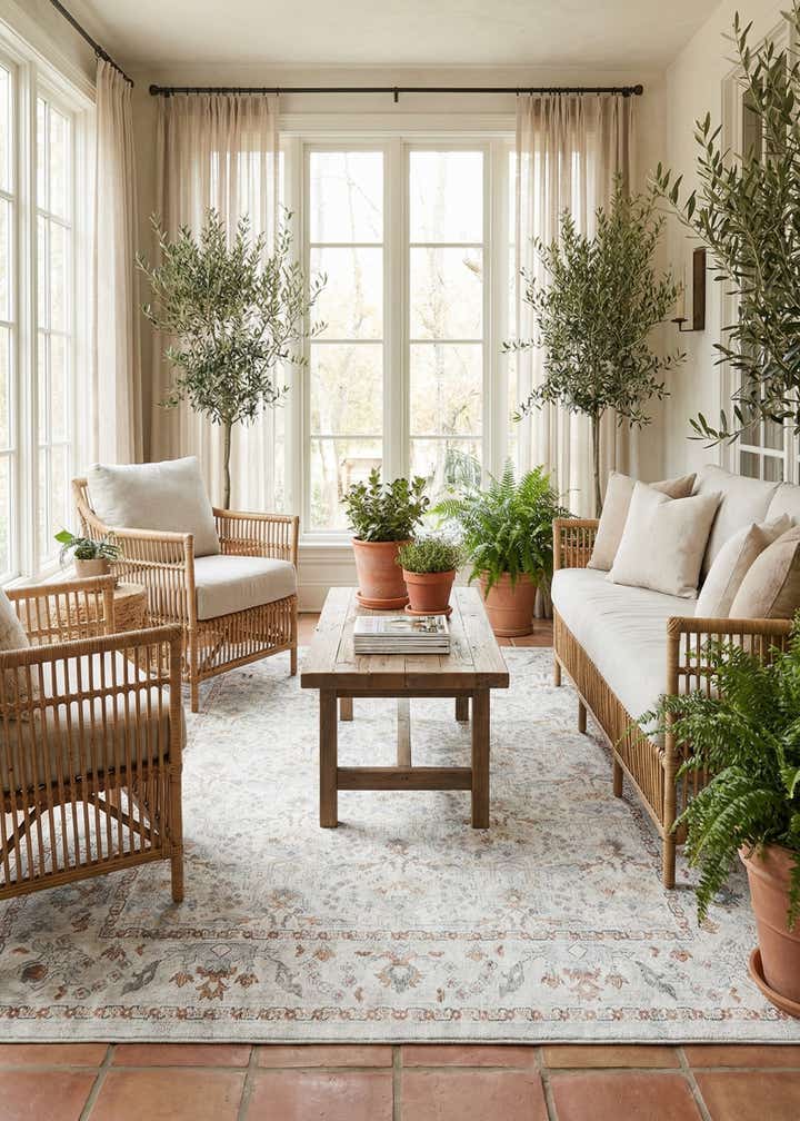 7' 10 x 10' Washable Timeless Rug