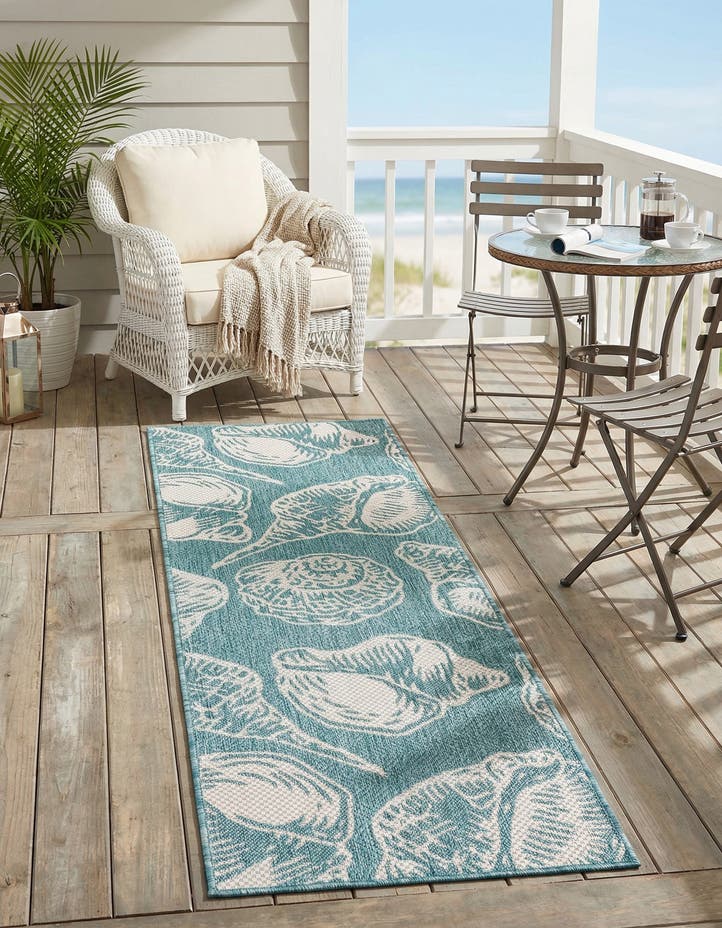 2' x 6' Easy-Clean Coastal Indoor / Outdoo...