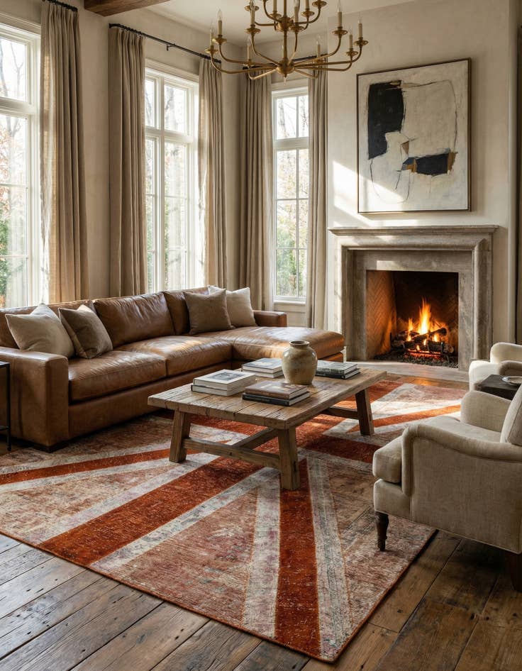 Detail image of 6' 8 x 9' 11  Hand Knotted Ultra Vintage Persian Wool Rug