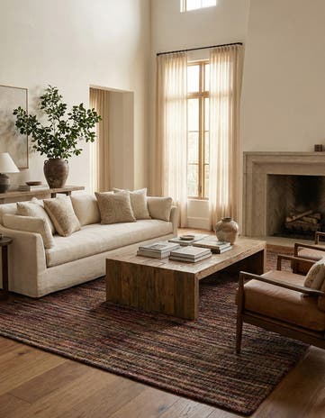 5' 6 x 8' Hand Knotted Darya Wool Rug