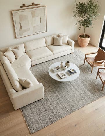 8' 7 x 9' 6 Hand Woven Kilim Modern Wool Rug