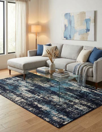 Navy Blue Laguna Rug