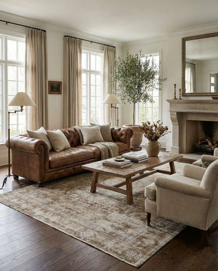 6' 4 x 9' 4 Hand Knotted Ultra Vintage Persian Wool Rug