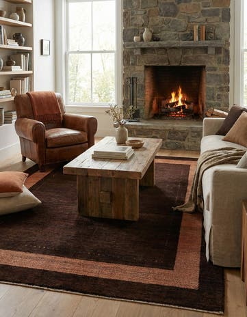 5' x 6' 8 Hand Knotted Kashkuli Gabbeh Wool Rug