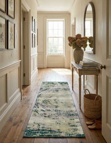 3' 3 x 9' 2 Hand Knotted Ultra Vintage Persian Wool Runner Rug