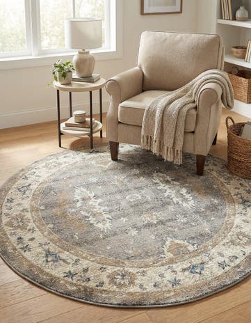 5' x 5' Vienna Round Rug