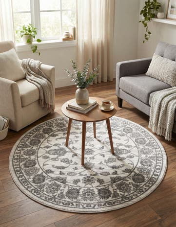 5' x 5' Boston Round Rug