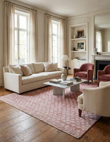 8' 10 x 12' Hand Knotted Darya Wool Rug