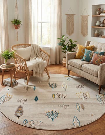 7' 10 x 7' 10 Laguna Round Rug