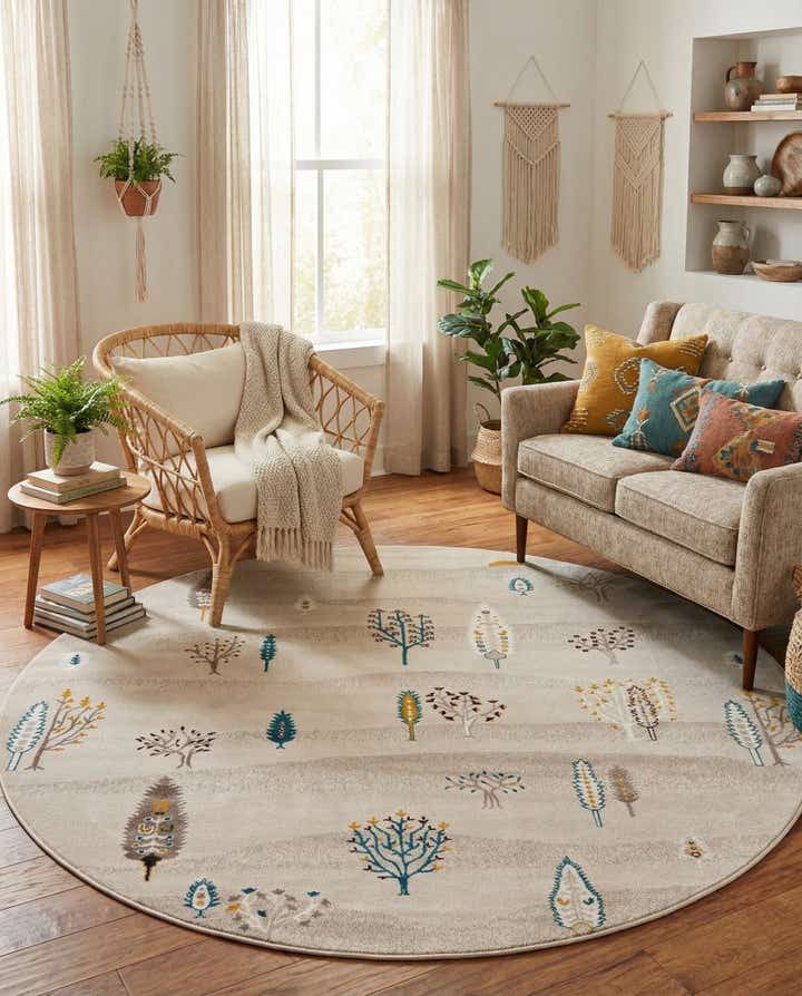 7' 10 x 7' 10 Laguna Round Rug