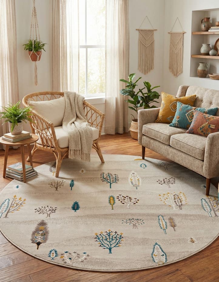 7' 10 x 7' 10 Laguna Round Rug