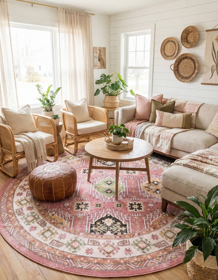 Detail image of  9' 10 x 9' 10 Aarhus Round Rug