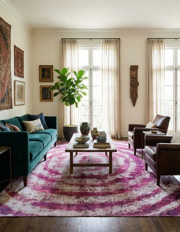 8' 4 x 11' 9 Hand Knotted Ultra Vintage Persian Wool Rug