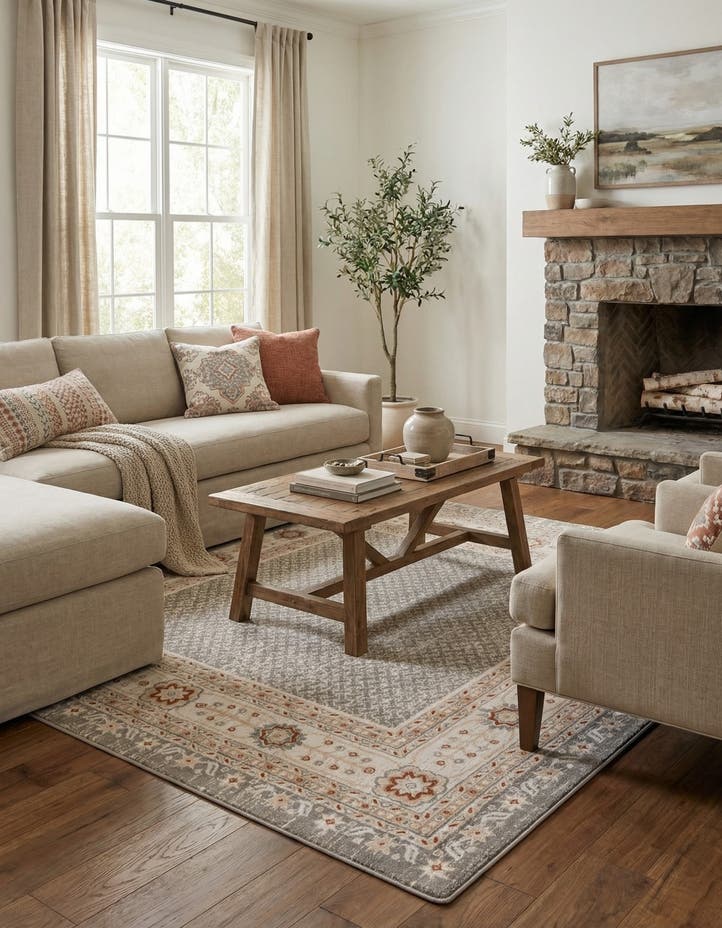 7' 10 x 7' 10 Charlotte Square Rug