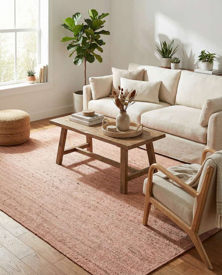10' x 14' 1 Handmade Braided Jute Rug