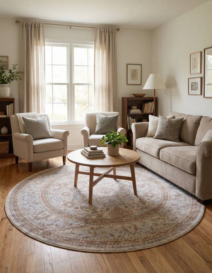 Detail image of 6' x 6' Legacy Round Rug