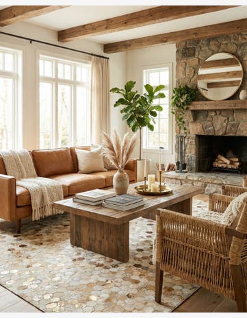 5' 1 x 7' 11 Cowhide - Patchwork Rug