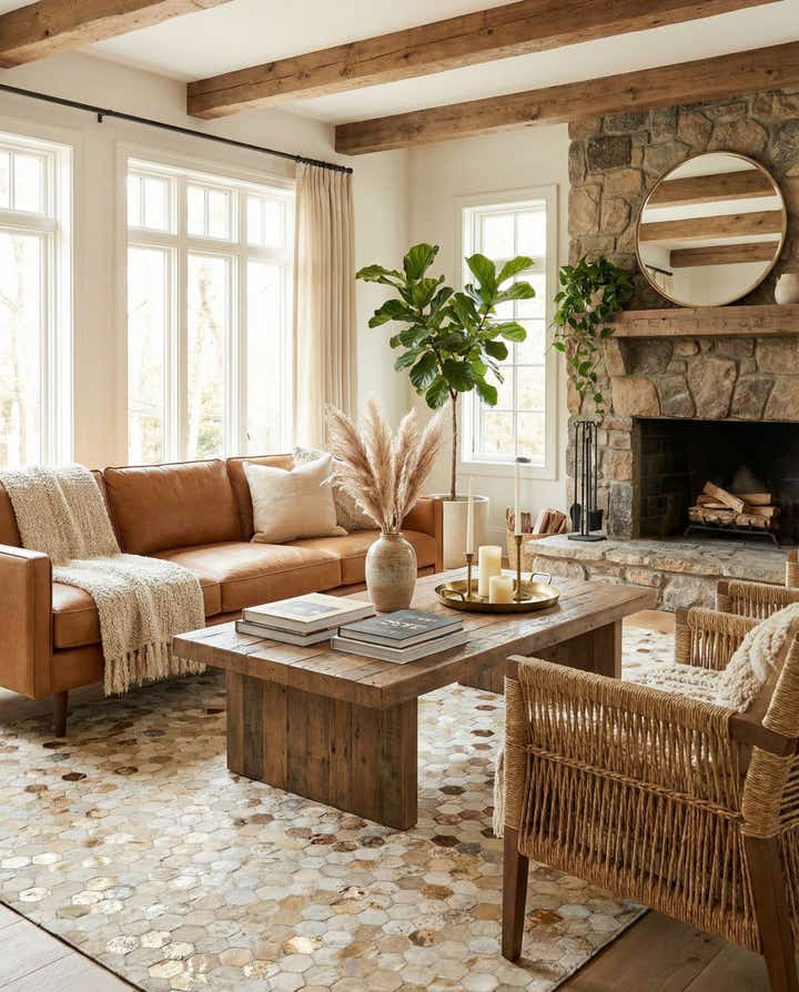 5' 1 x 7' 11 Cowhide - Patchwork Rug
