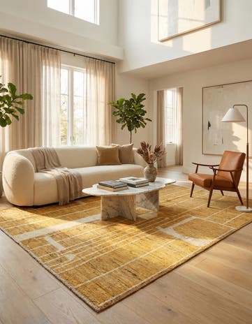 5' 11 x 7' 10 Hand Knotted Darya Wool Rug