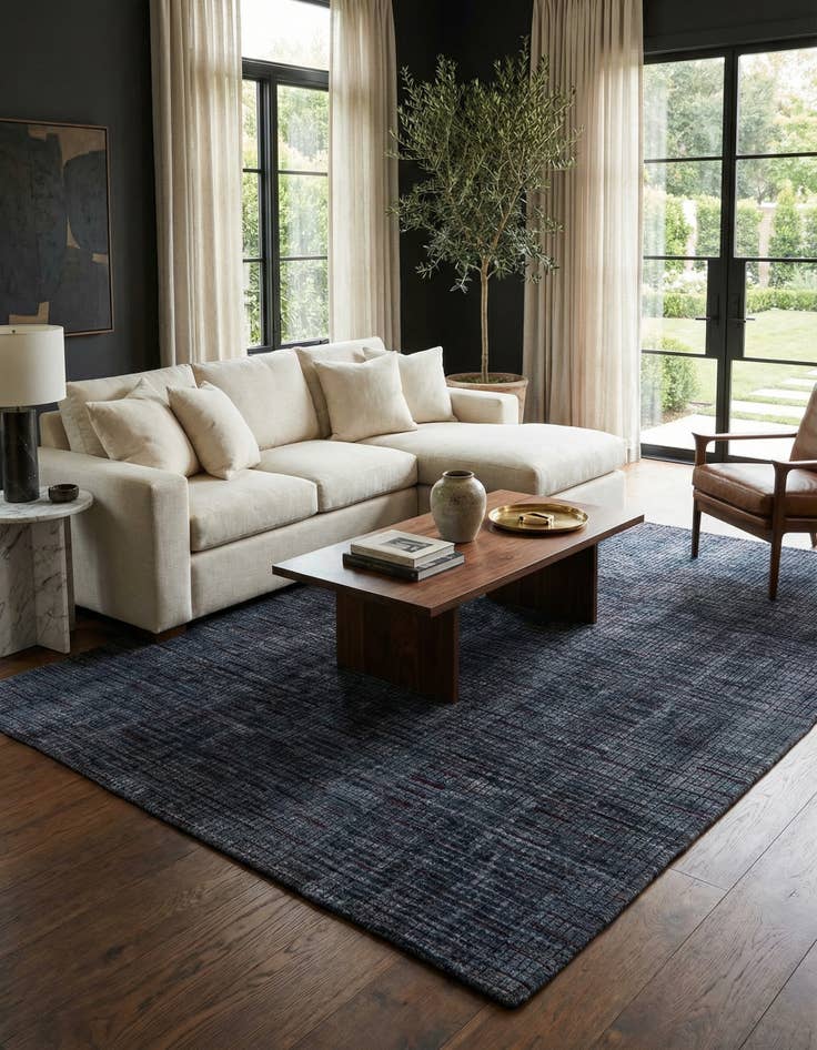 Detail image of  6' 4 x 9' 9  Hand Knotted Darya Wool Rug