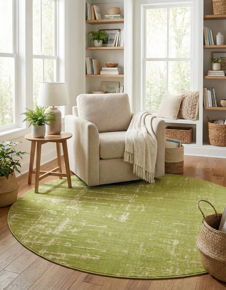 Detail image of  7' 10 x 7' 10 Valencia Round Rug