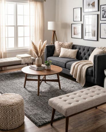  3' 3 x 5' 3 Jill Zarin Shaggy Chic Rug