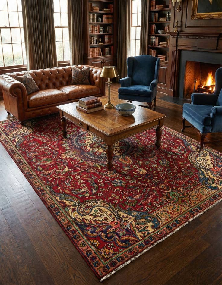 Detail image of  5' 2 x 7' 8 Tabriz Rug