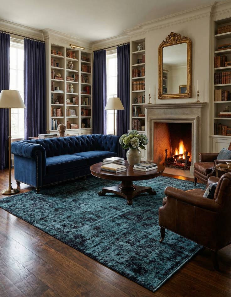 Detail image of 9' 9 x 12' 2 Vintage Royal Wool Rug