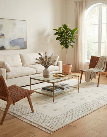 4' 10 x 6' 8 Hand Knotted Darya Wool Rug