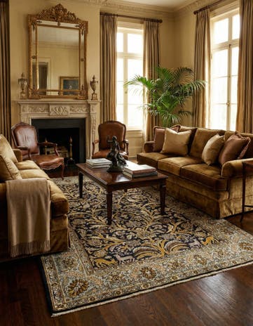 3' 10 x 6' 4 Ghom Silk Rug
