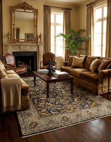 3' 10 x 6' 4 Ghom Silk Rug