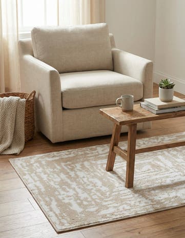White Bone Hermitage Rug