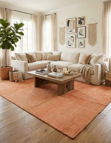 6' 5 x 10' Hand Knotted Darya Wool Rug