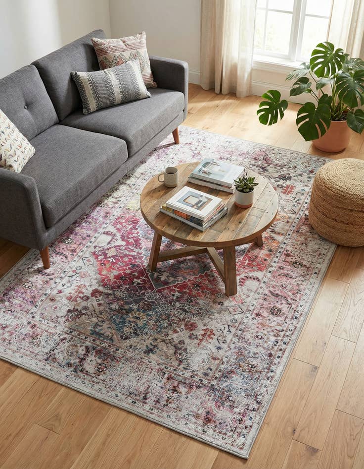 Detail image of  4' x 6'  Washable Yara Rug