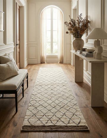 3' 2 x 15' 10 Hand Knotted Moroccan Wool Runner Rug