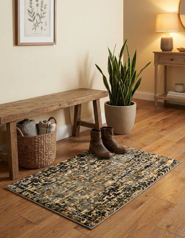 Detail image of 2' 2 x 3' Saturn Rug