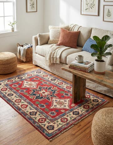 2' 8 x 4' 2 Hand Knotted Kazak Rug