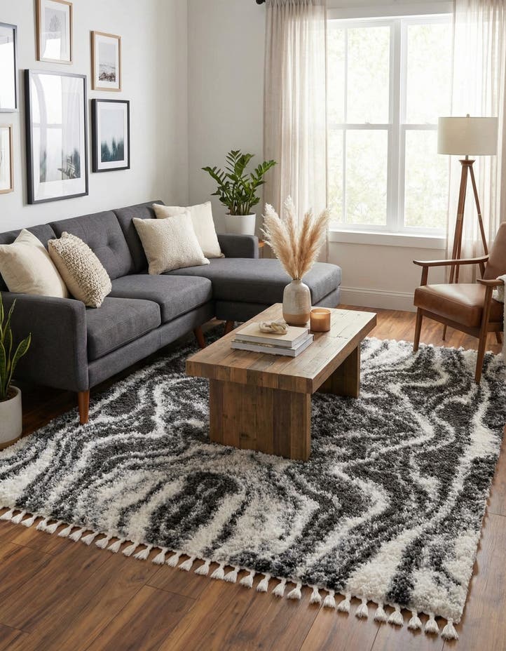 7' 10 x 10' Athena Shag Rug
