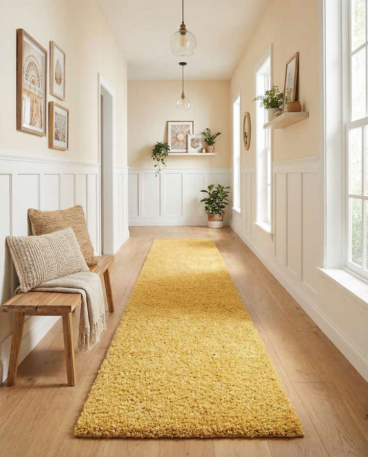 2' 7 x 20' Zermatt Shag Runner Rug