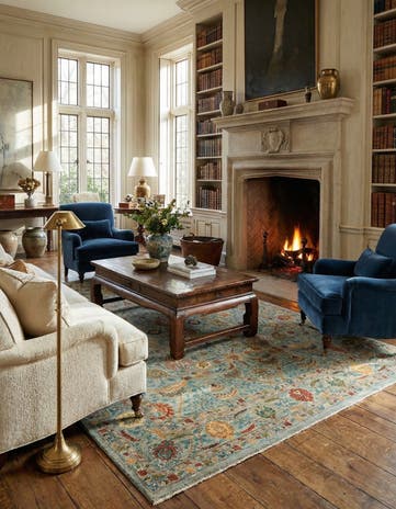 7' 11 x 10' 7 Hand Knotted Ariana Rug