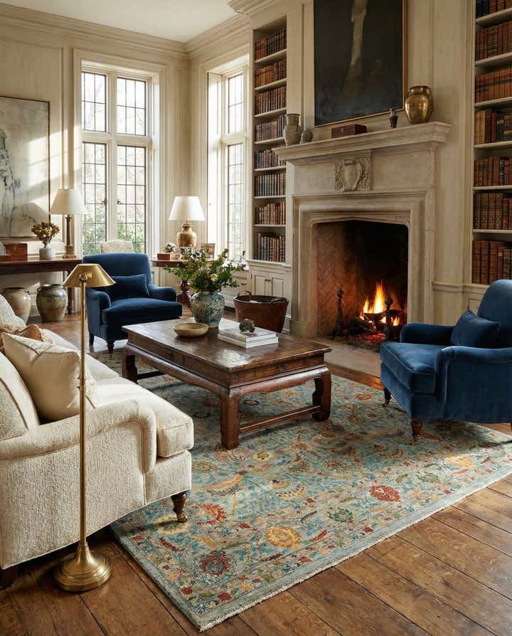 7' 11 x 10' 7 Hand Knotted Ariana Rug