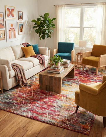 10' x 14' Trellis Frieze Rug