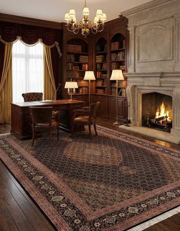 6' 8 x 9' 10 Tabriz Mahi Rug