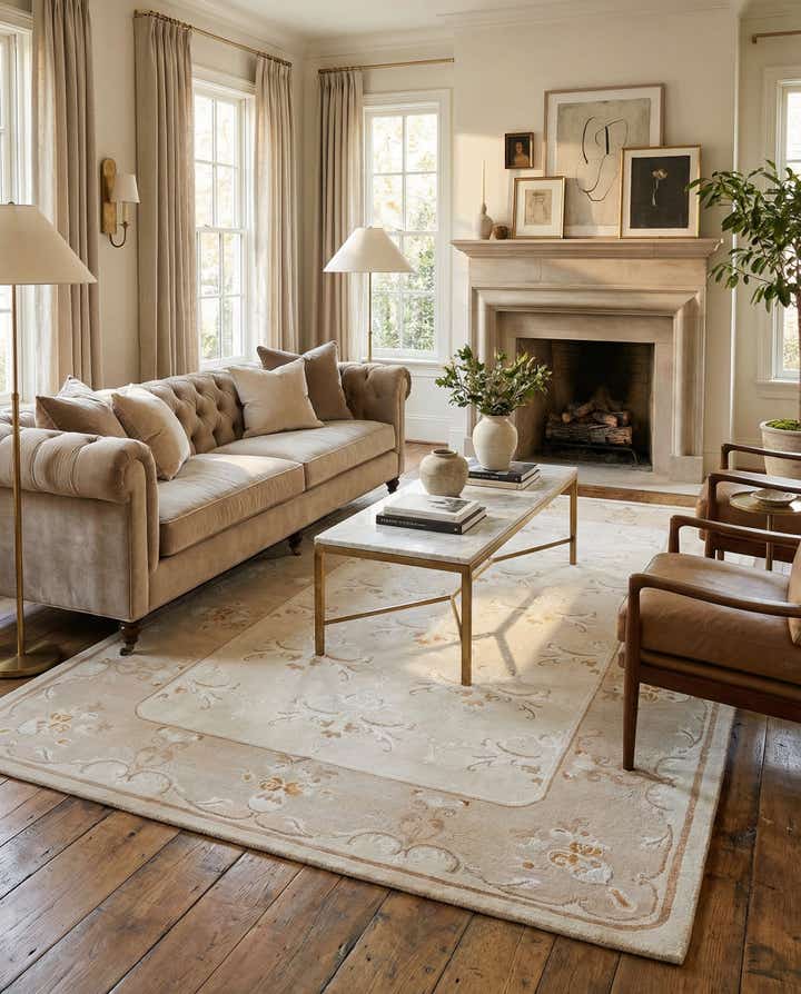 6' 8 x 10' 1 Hand Knotted Darya Rug