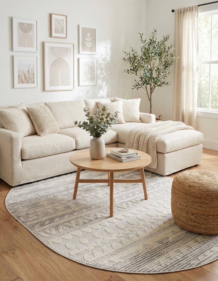 Detail image of 7' 10 x 10' Arlo Oval Rug